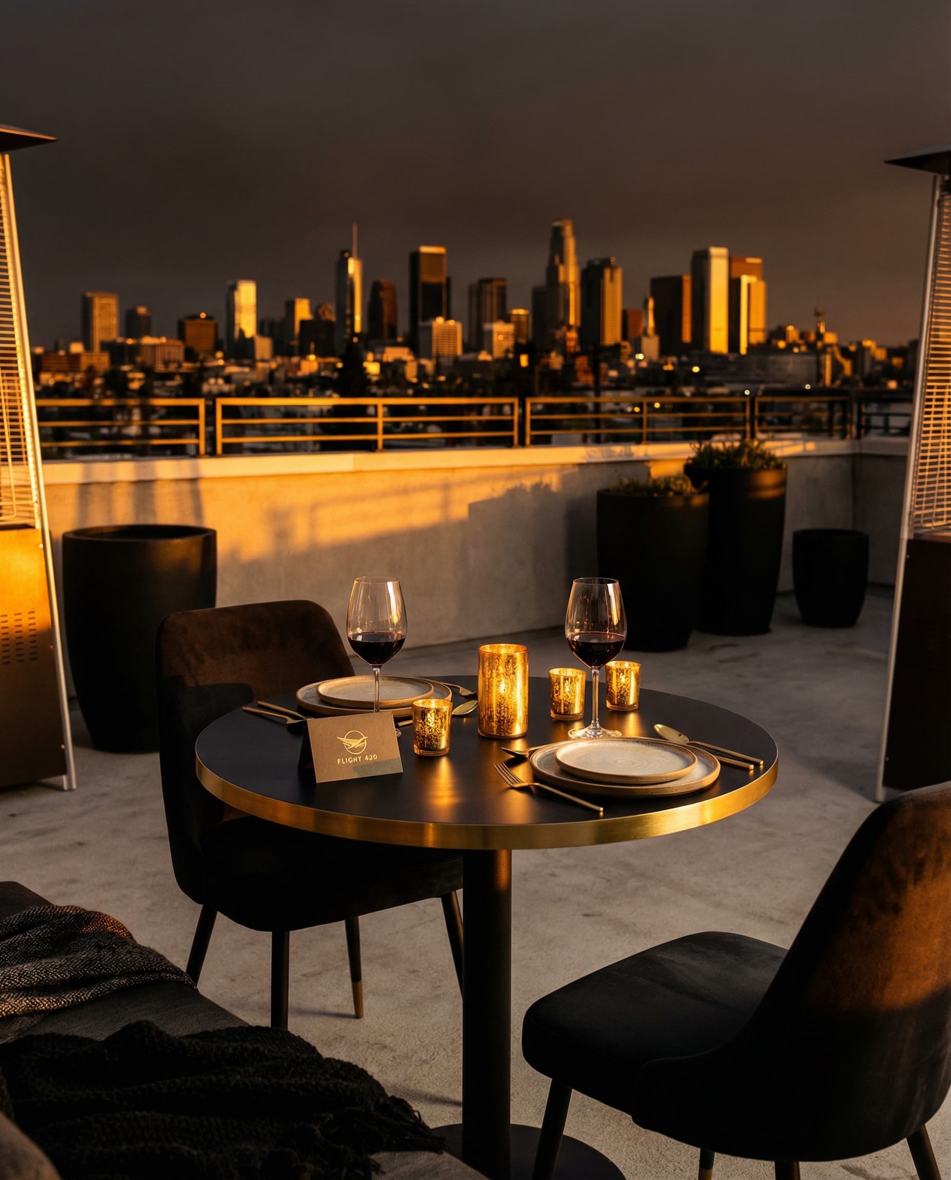 Rooftop Dinner With Kasius & Nova